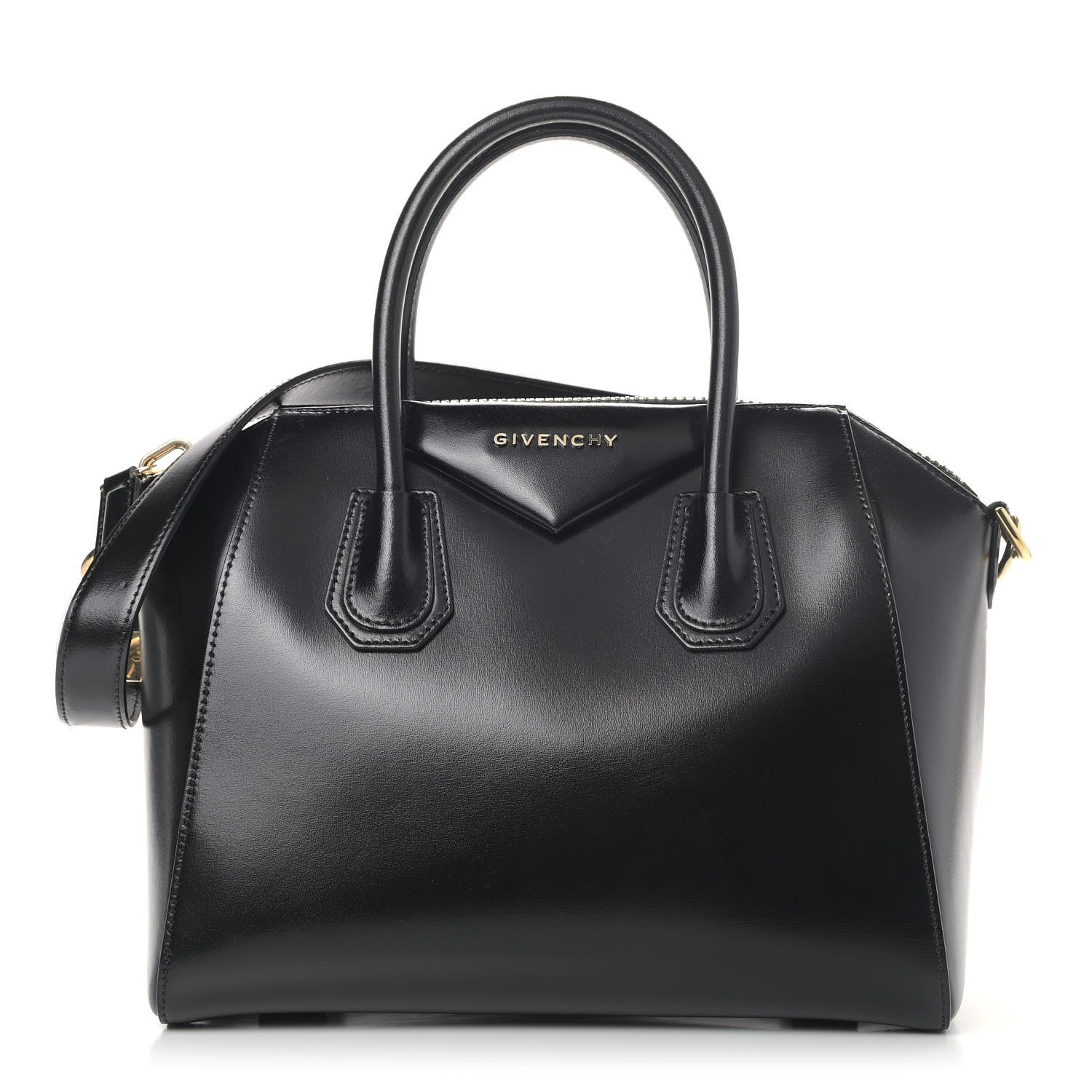 Givenchy Shiny Lord Calfskin Small Antigona Black 1 of 9
