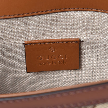 Gucci Monogram Small Lady Web Shoulder Bag Beige Cuir 4 of 5