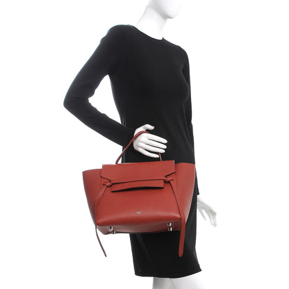Celine Grained Calfskin Mini Belt Bag Rust 3 of 9