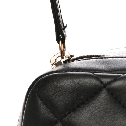 Chanel Lambskin Quilted Large Trendy CC Bowling Bag Black 12 of 12