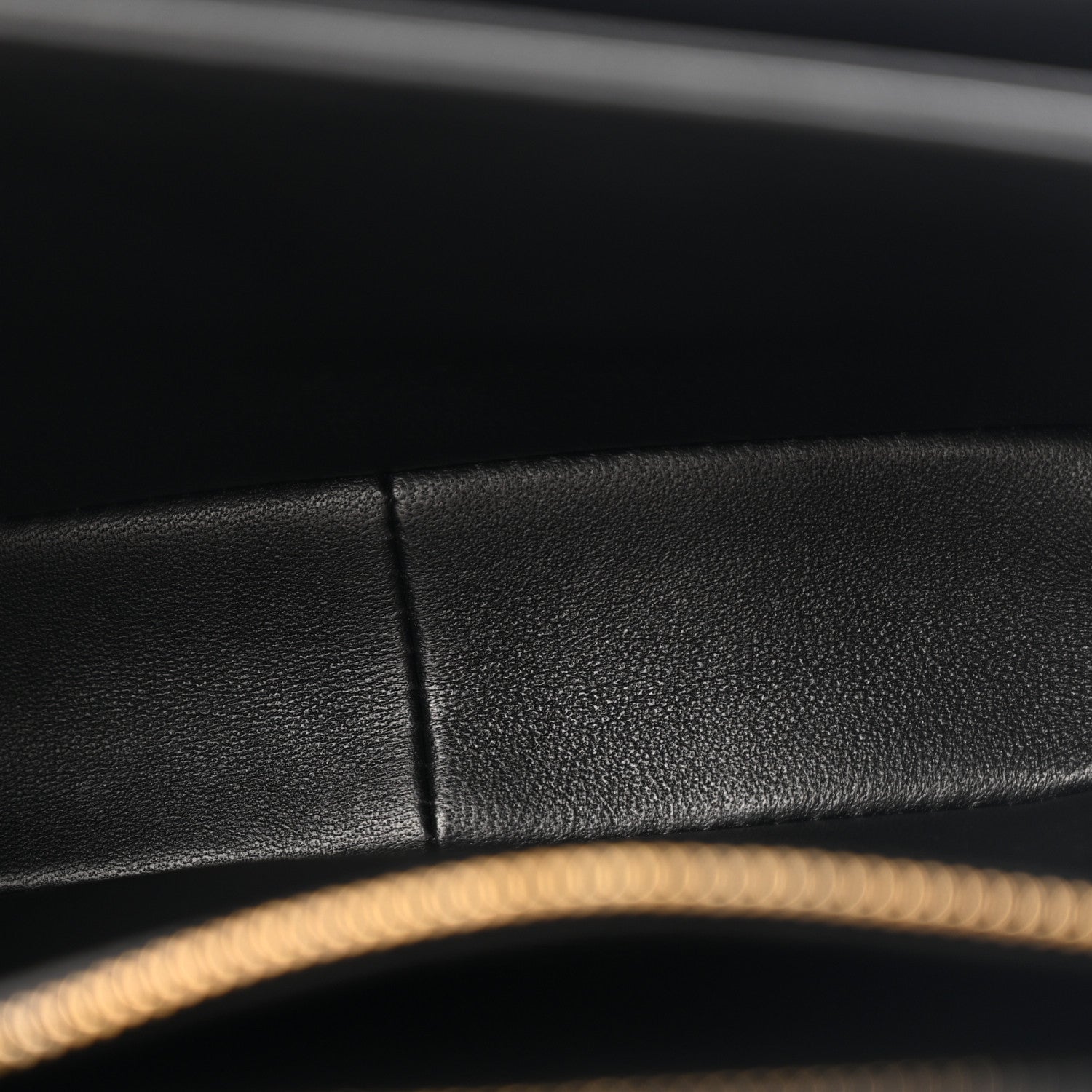 Celine Shiny Calfskin Teen Triomphe Black 5 of 13