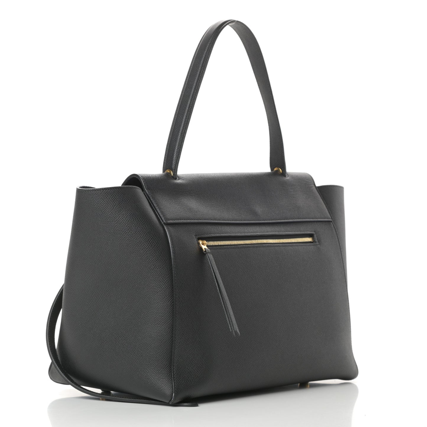 Grained Calfskin Small Belt Bag Black