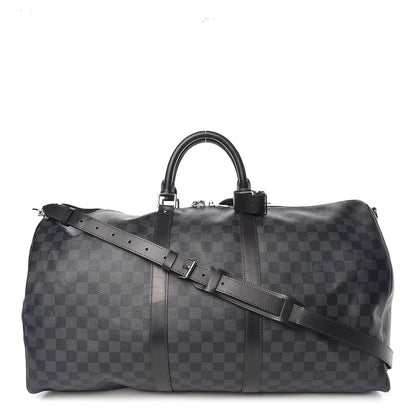 Louis Vuitton Damier Cobalt Keepall Bandouliere 55 1 of 14