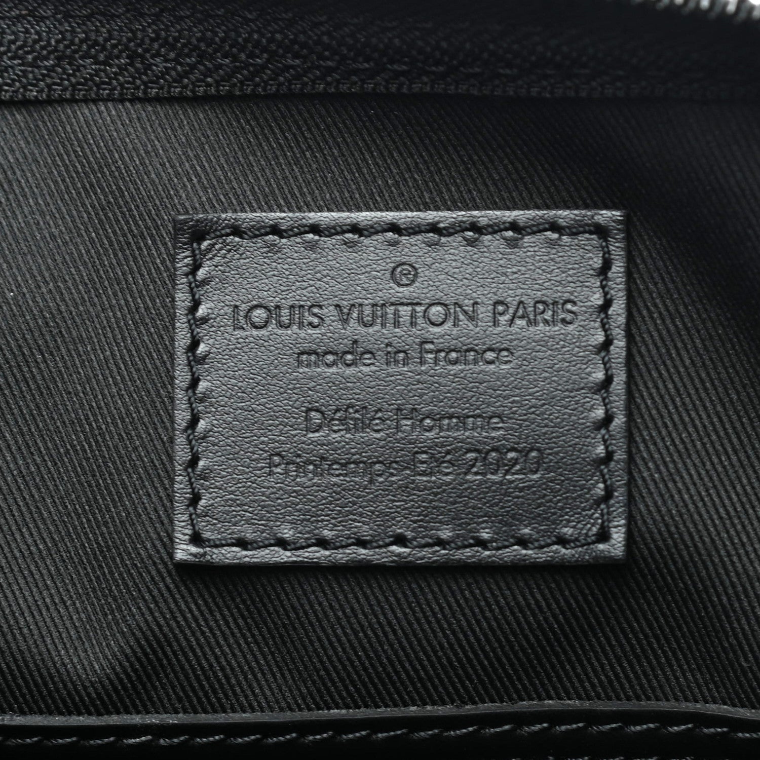 Louis Vuitton Monogram Tuffetage Keepall Triangle Bandouliere 50 Jaune 5 of 9