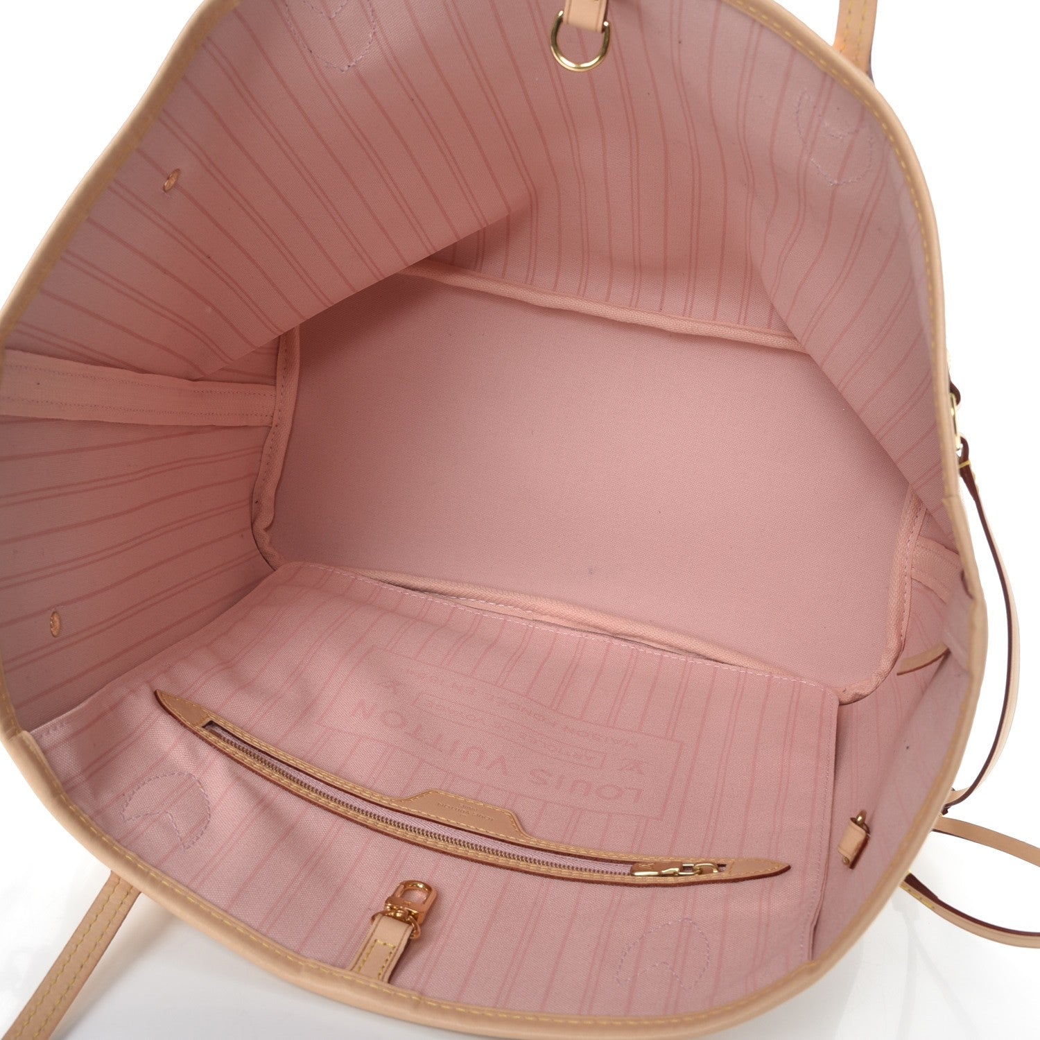 Louis Vuitton Damier Azur Neo Neverfull MM Rose Ballerine 5 of 10