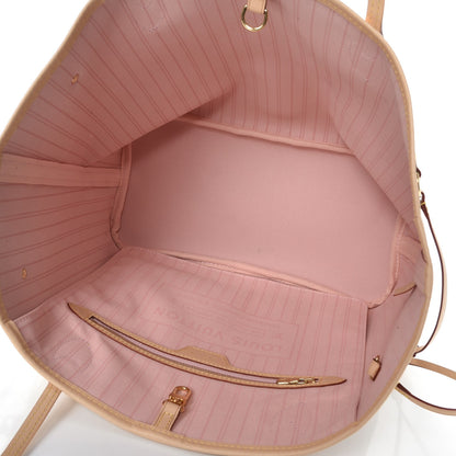 Louis Vuitton Damier Azur Neo Neverfull MM Rose Ballerine 5 of 10