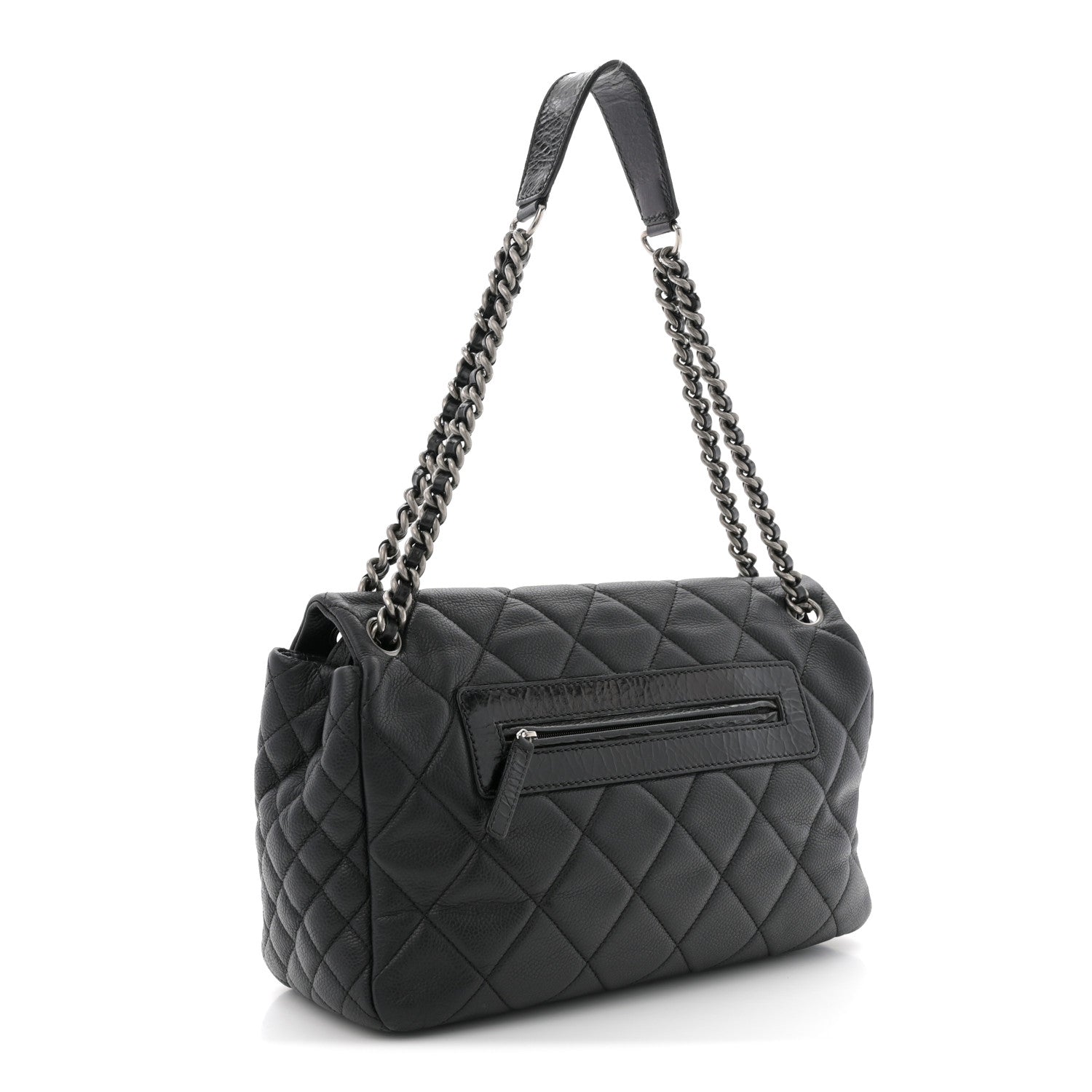Chanel Caviar Quilted Coco Casual Flap Black 3 of 12
