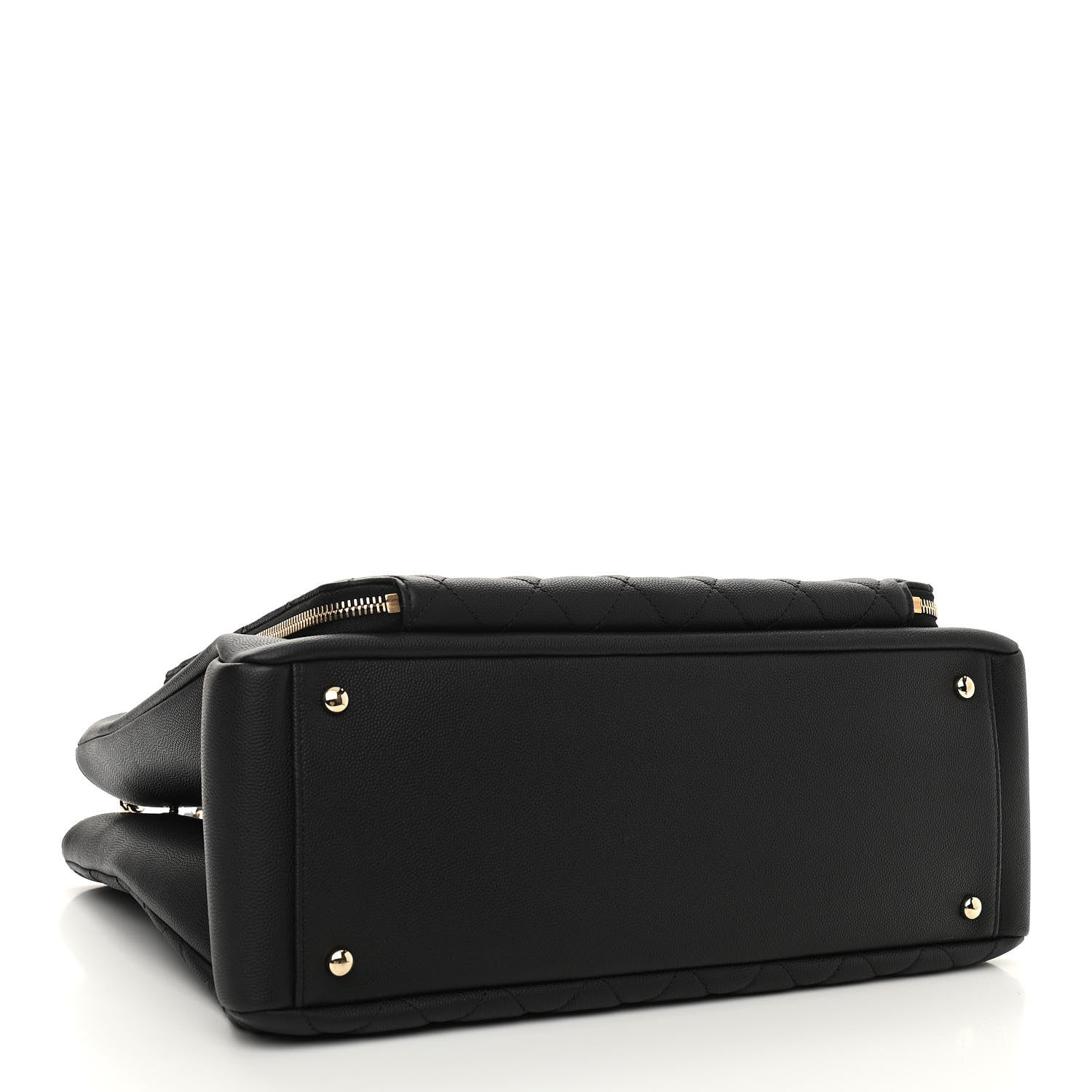 Chanel Caviar Quilted Large Business Affinity Shopping Bag Black 4 of 10