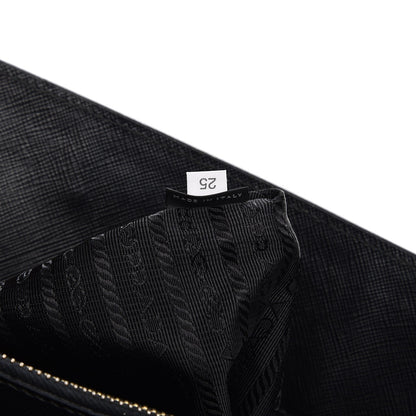 Prada Saffiano Lux Tote Nero Black 9 of 22