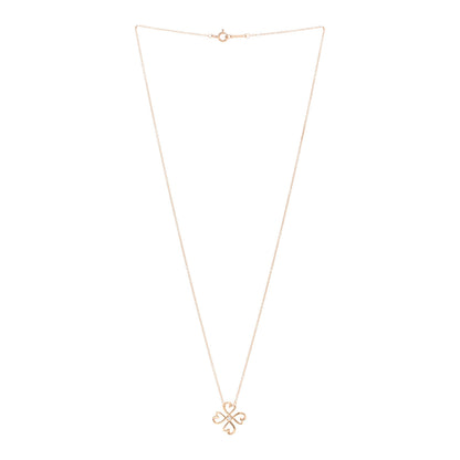 Tiffany 18K Rose Gold Diamond Paloma Picasso Loving Heart Pendant Necklace 3 of 5