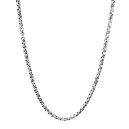 David Yurman Sterling Silver 14K Yellow Gold 3.6mm Box Chain Necklace 18" 1 of 5