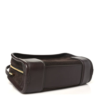 Loewe Suede Calfskin Mini Amazona 180 Dark Chestnut 4 of 9