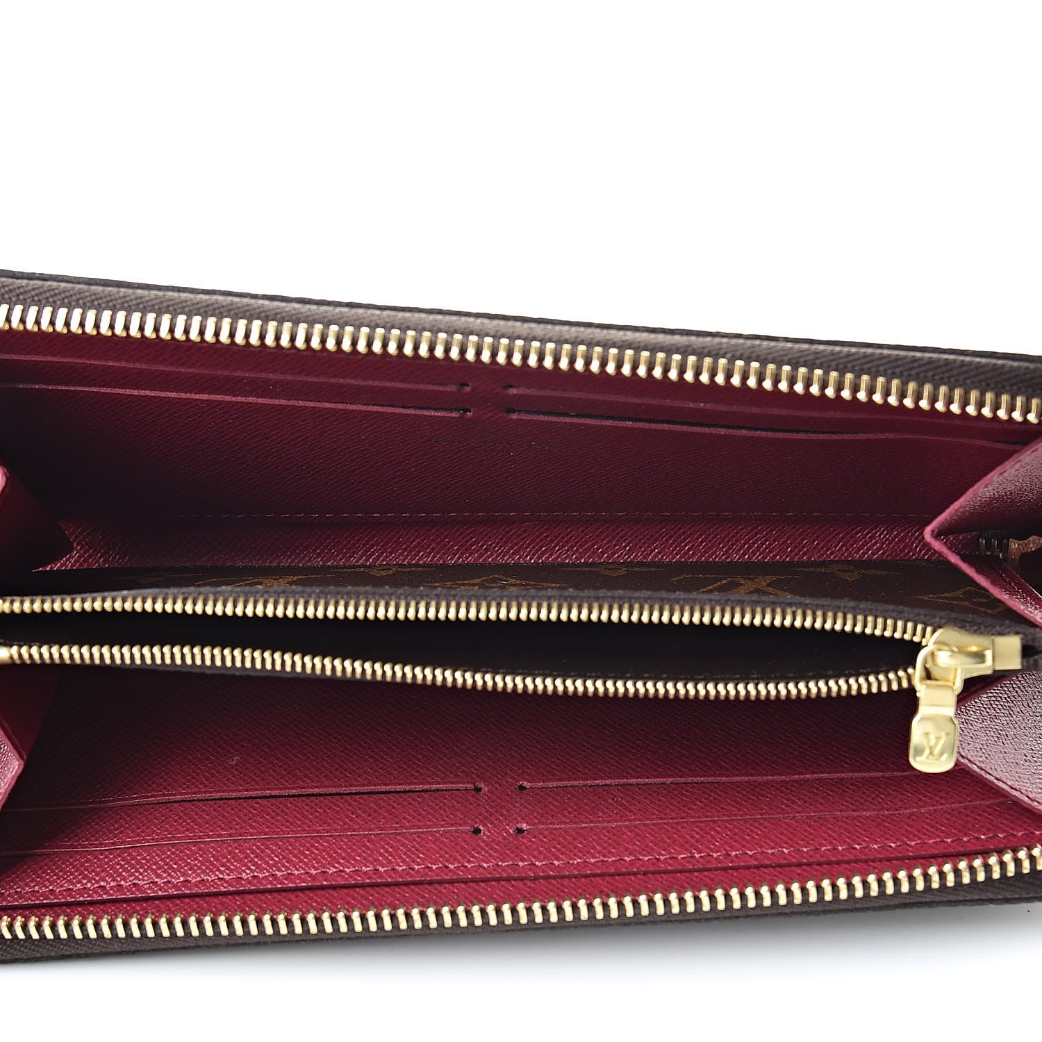 Louis Vuitton Monogram Clemence Wallet Fuchsia 5 of 8