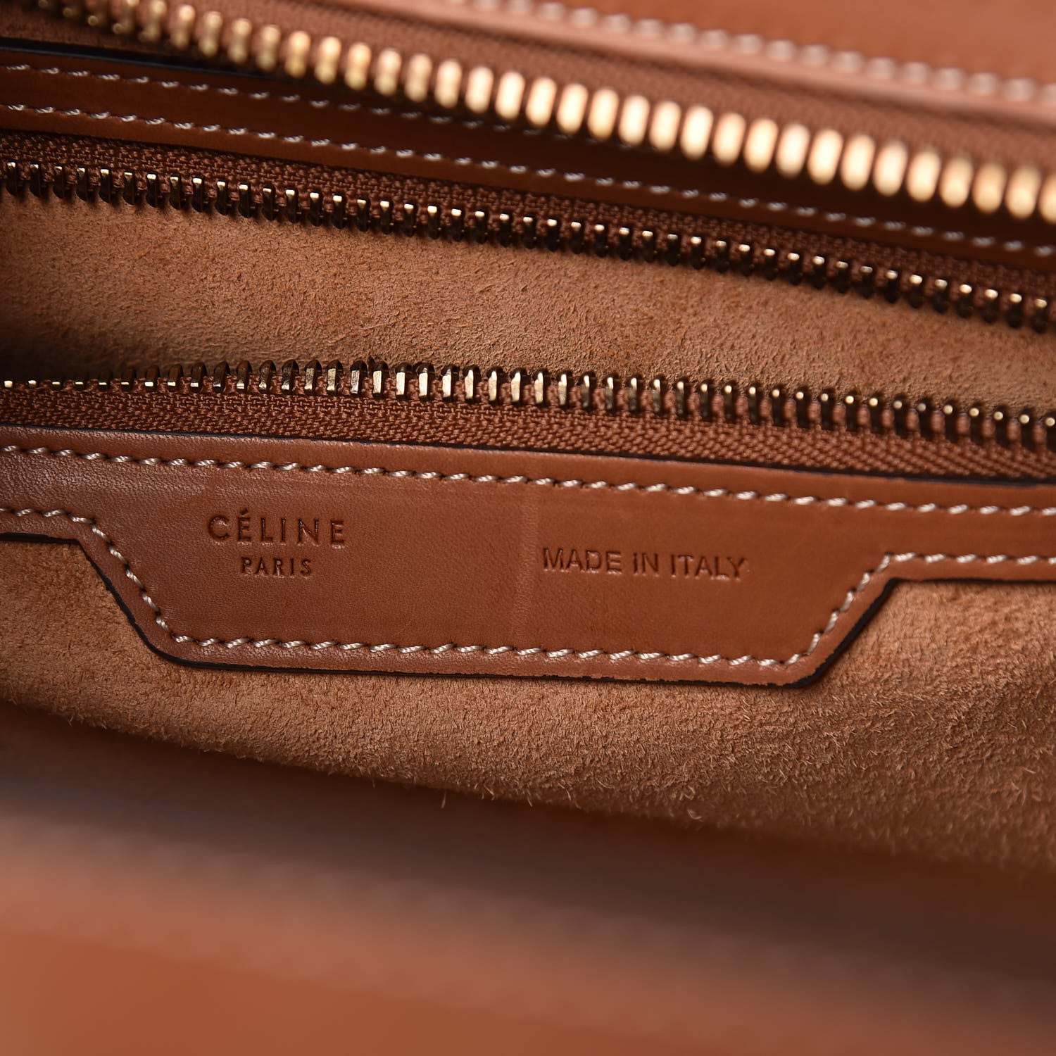 Celine Natural Calfskin Mini Luggage Tan 8 of 14