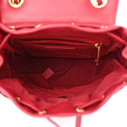 Chanel Calfskin Quilted Mini Urban Spirit Backpack Red 5 of 10