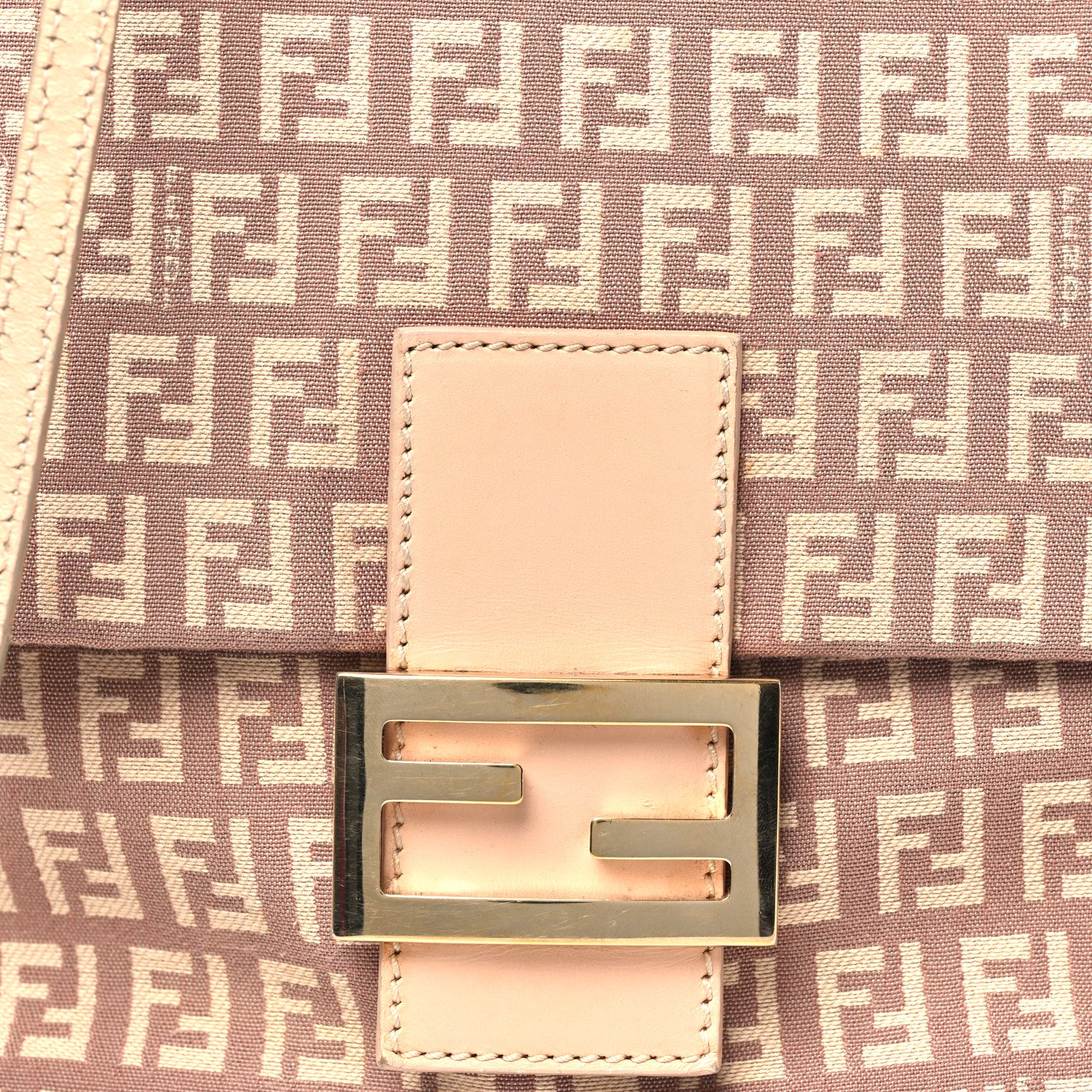 Fendi Zucchino Vitello Tube Messenger Bag Cipria Teint Cipria 8 of 12