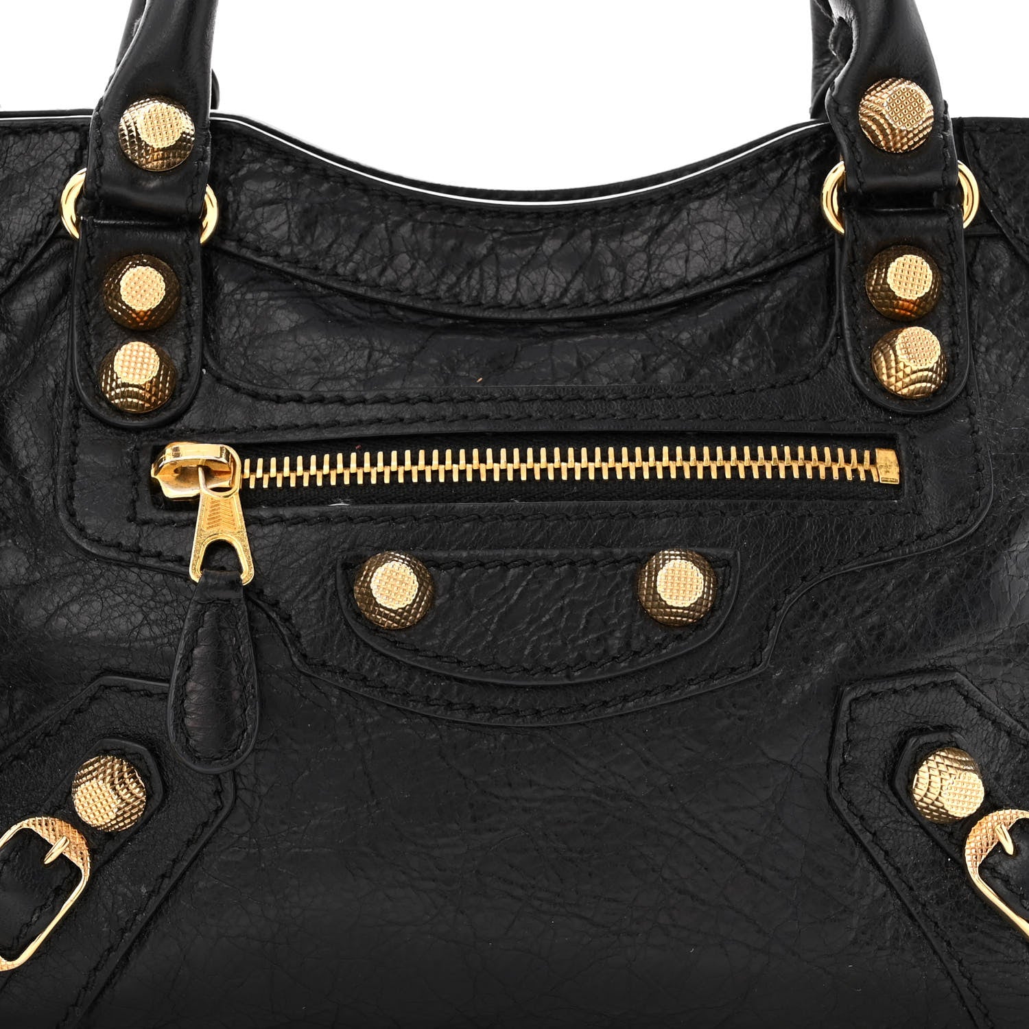 Balenciaga Agneau Giant 12 Gold Hardware Mini City Black 8 of 10