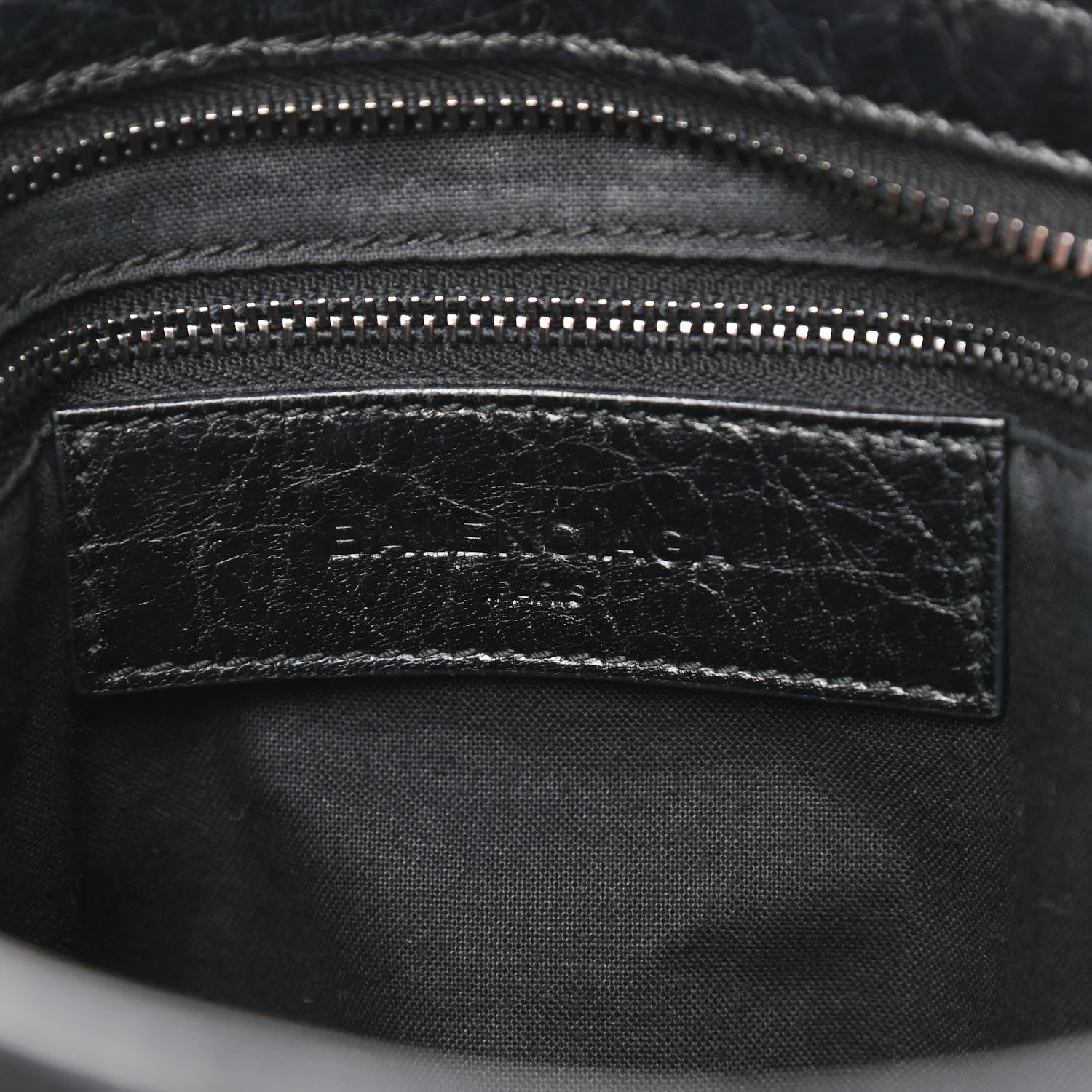 Balenciaga Agneau Silver Metallic Edge Hardware S City Black 7 of 8