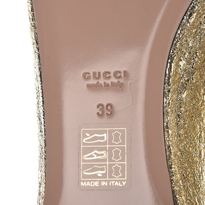 Gucci Galassia GG Marmont Fringe Flats 39 Platino 6 of 8