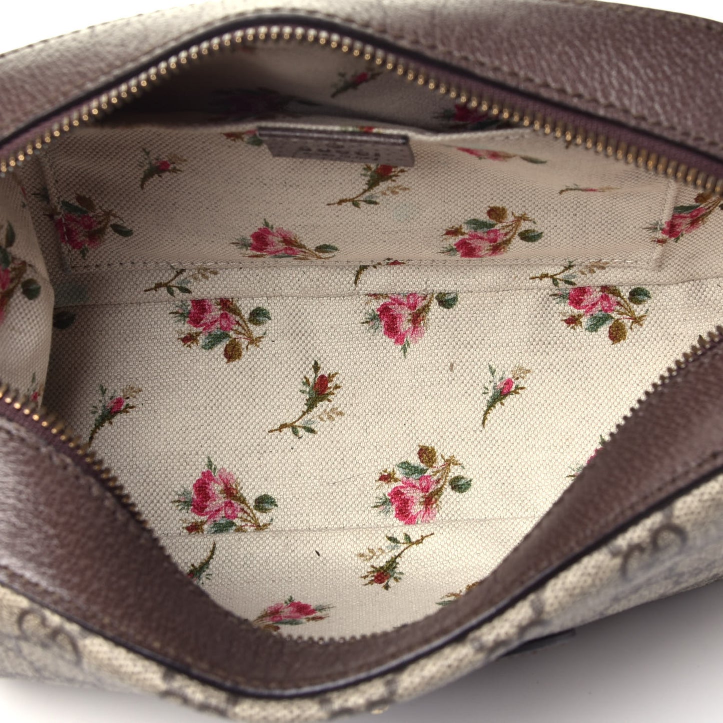 GG Supreme Monogram Web Neo Vintage Shoulder Bag Beige New Acero Crop