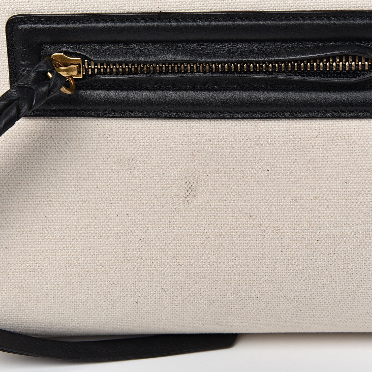 Celine Cotton Canvas Medium Phantom Luggage White 15 of 20