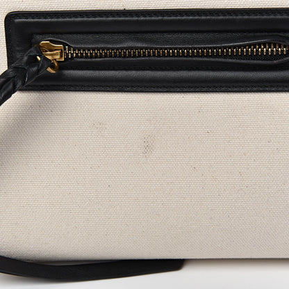 Celine Cotton Canvas Medium Phantom Luggage White 15 of 20
