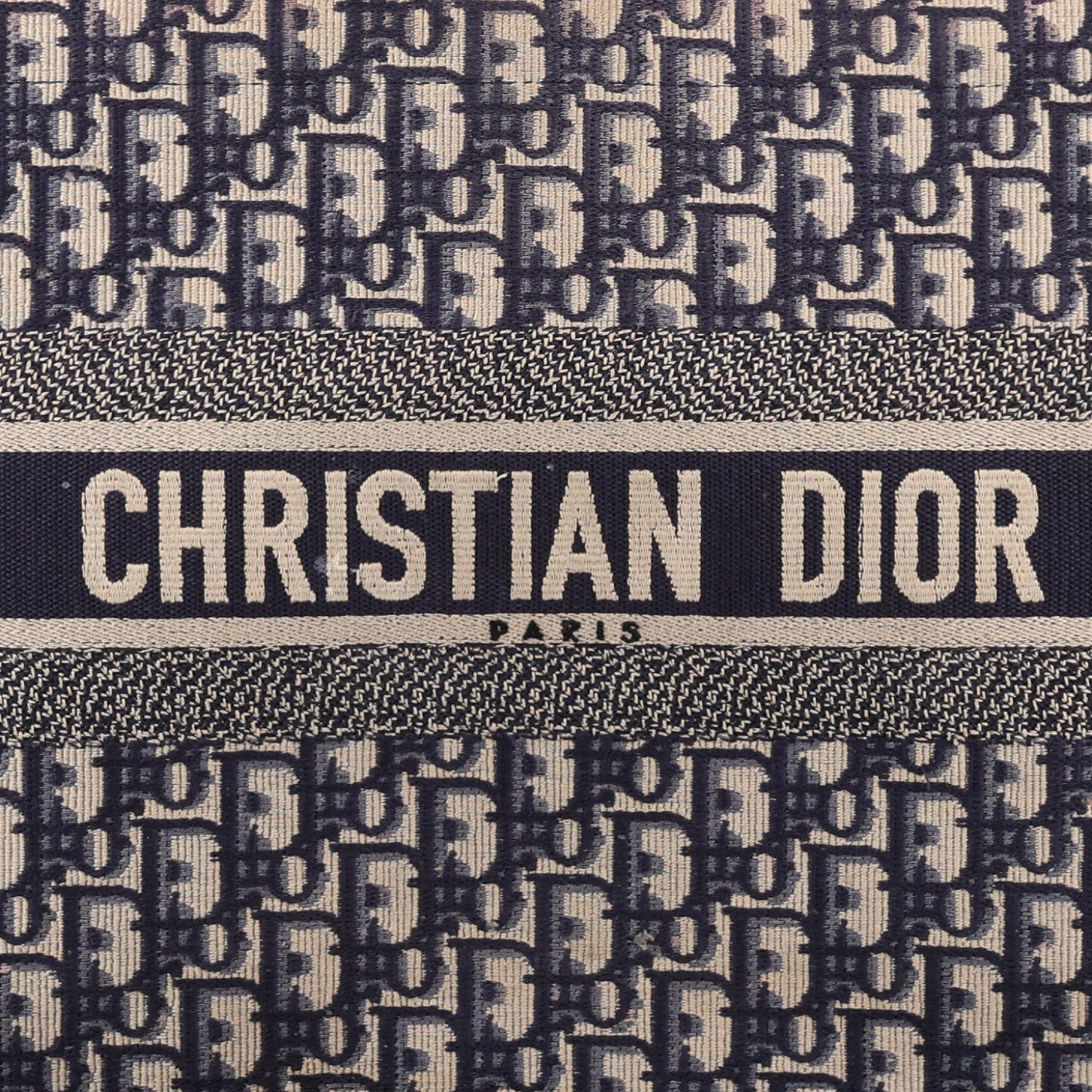 Christian Dior Oblique Medium Book Tote Blue Multicolor 7 of 9