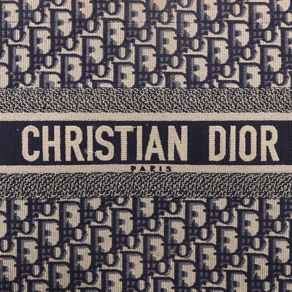 Christian Dior Oblique Medium Book Tote Blue Multicolor 7 of 9