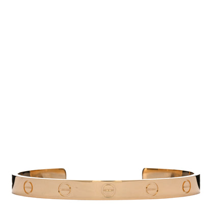 Cartier 18K Yellow Gold LOVE Cuff Bracelet 17 1 of 4