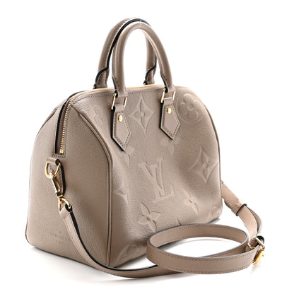Louis Vuitton Empreinte Monogram Giant Speedy Bandouliere 25 Tourterelle 3 of 9
