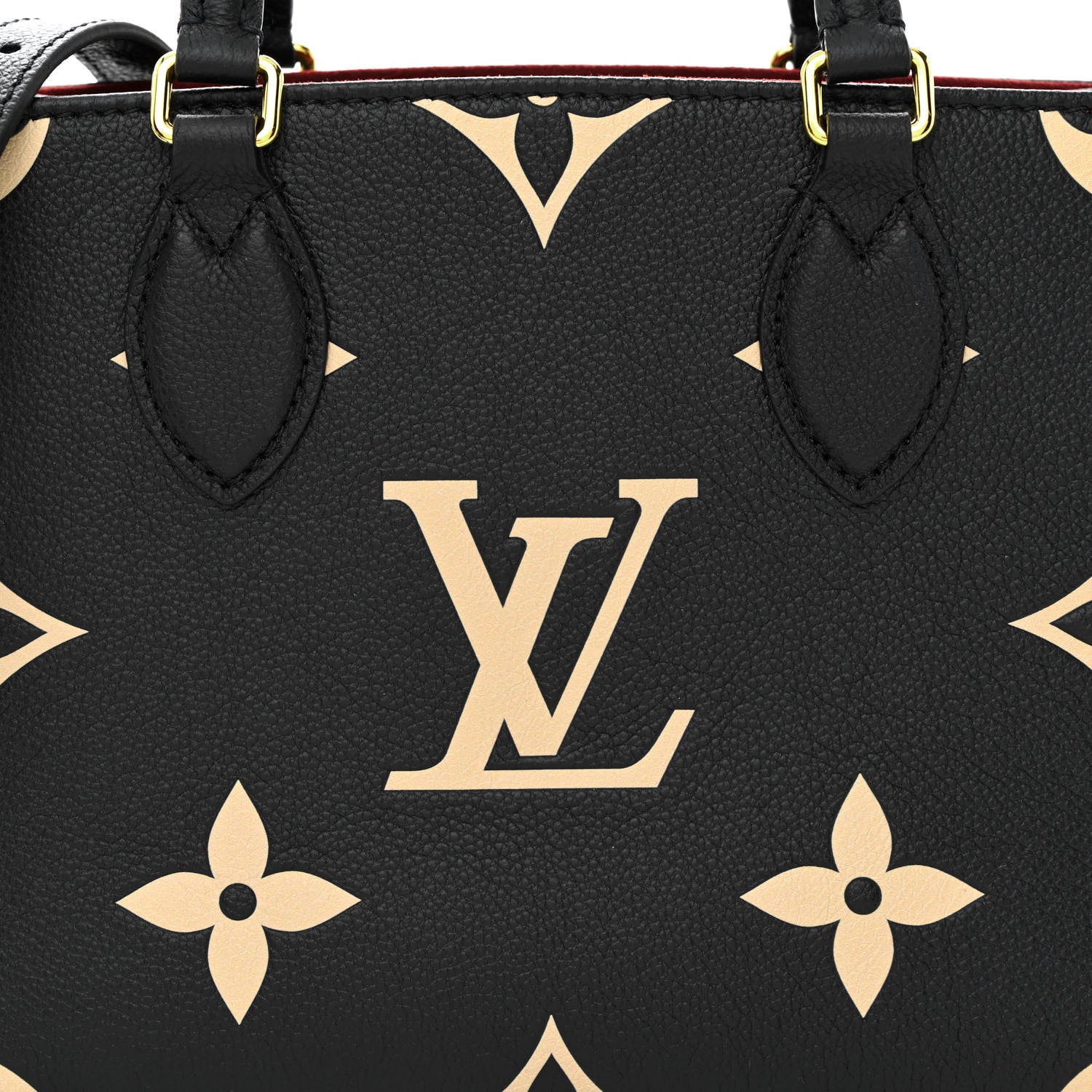 Louis Vuitton Empreinte Monogram Giant Onthego PM Black Beige 7 of 10