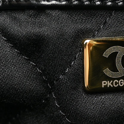 Chanel Shiny Calfskin Quilted Chanel 22 Backpack Black 7 of 10