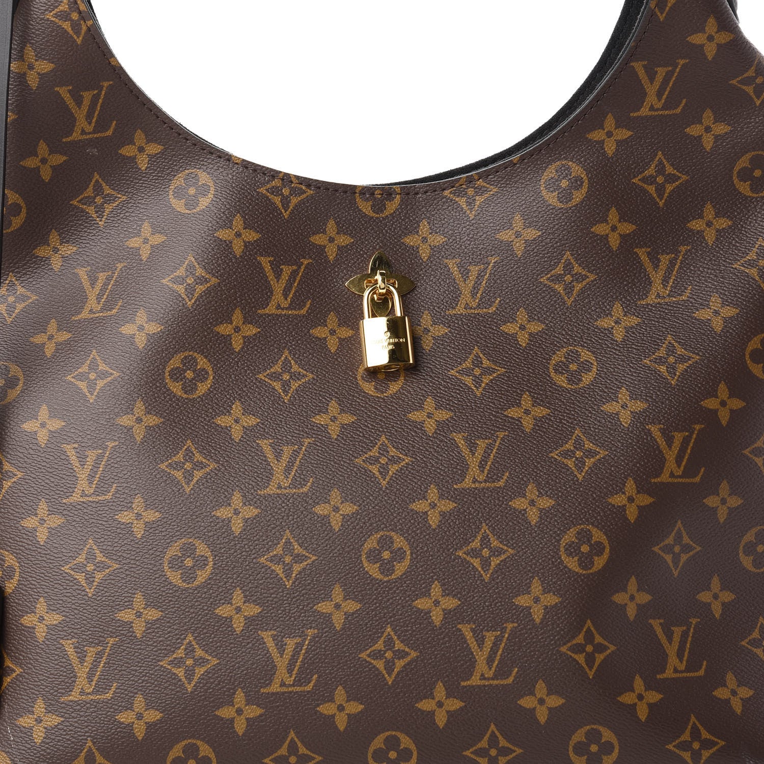 Louis Vuitton Monogram Flower Hobo Black 10 of 10