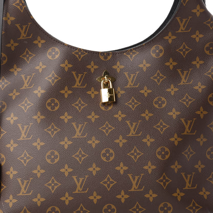 Louis Vuitton Monogram Flower Hobo Black 10 of 10