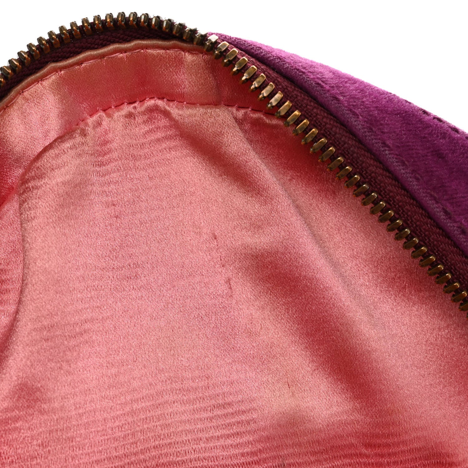 Gucci Velvet Matelasse GG Marmont Dome Backpack Fuchsia Violet Cyclamen 10 of 12