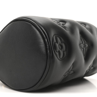Louis Vuitton Calfskin Bubblegram Papillon BB Black 8 of 9