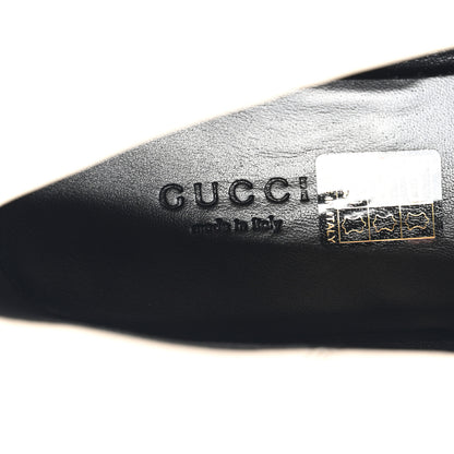 Gucci Lambskin Womens Brixton Horsebit Loafers 37.5 Mystic White 7 of 11