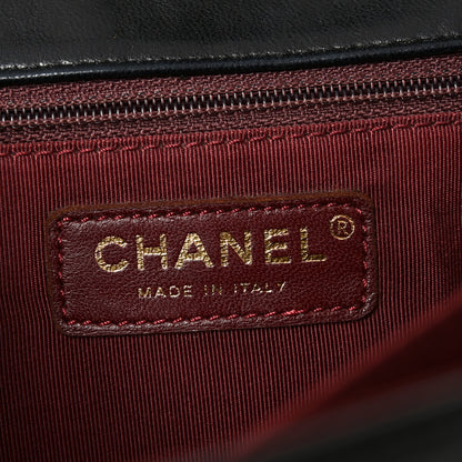 Chanel Patent Quilted Accordion Reissue 2.55 Flap Black 6 of 10