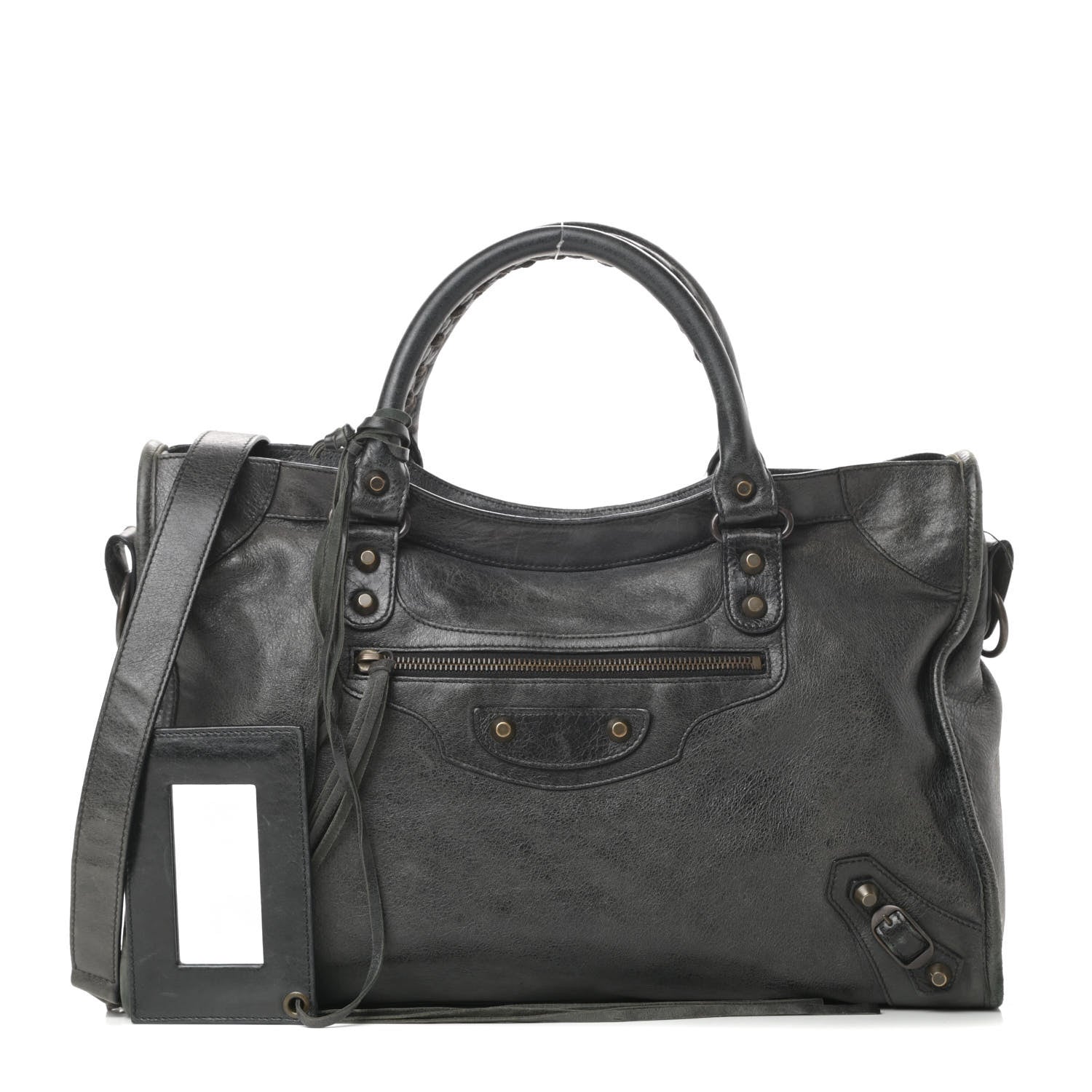 Balenciaga Agneau Classic Hardware City Anthracite 1 of 15