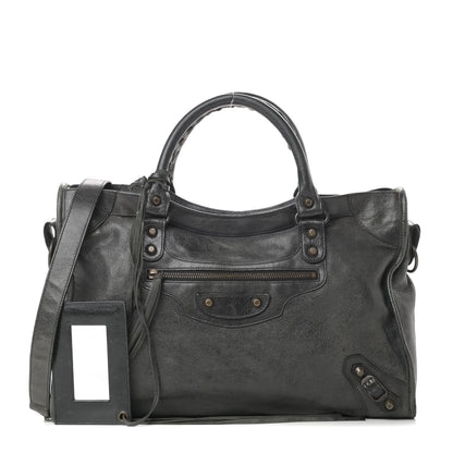 Balenciaga Agneau Classic Hardware City Anthracite 1 of 15