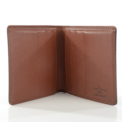 Louis Vuitton Monogram Mens Billfold Wallet 6 Credit Card Slots 5 of 7