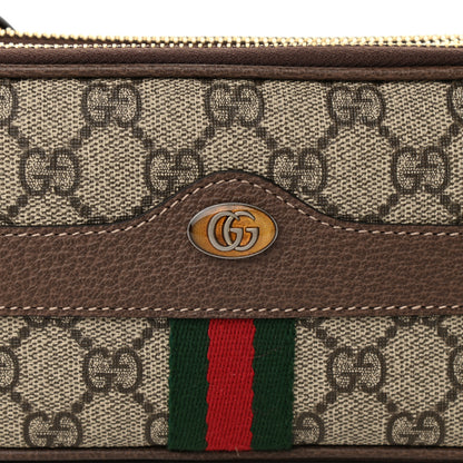 Gucci GG Supreme Monogram Web Mini Ophidia GG Bag Brown 8 of 10