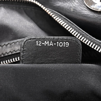 Christian Dior Lambskin Cannage Medium Granville Tote Black 7 of 11