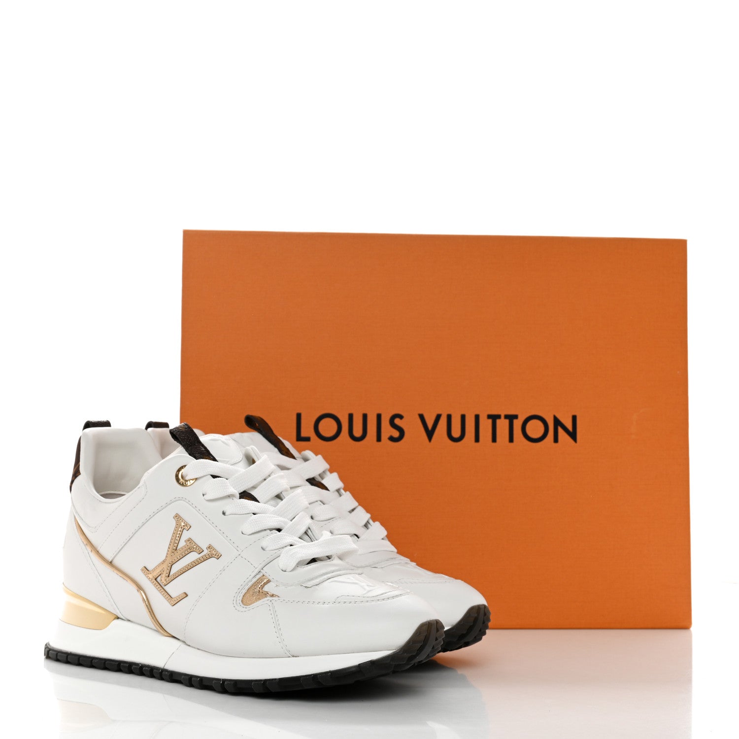 Louis Vuitton Calfskin Run Away Sneakers 38 White 9 of 9
