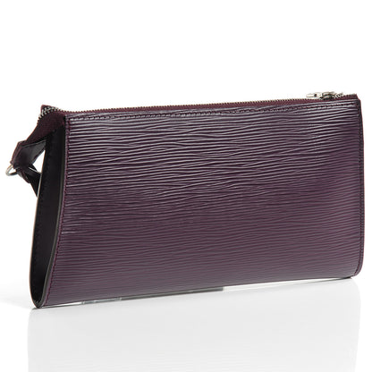 Louis Vuitton Epi Pochette Accessories 24 Cassis Purple 3 of 8