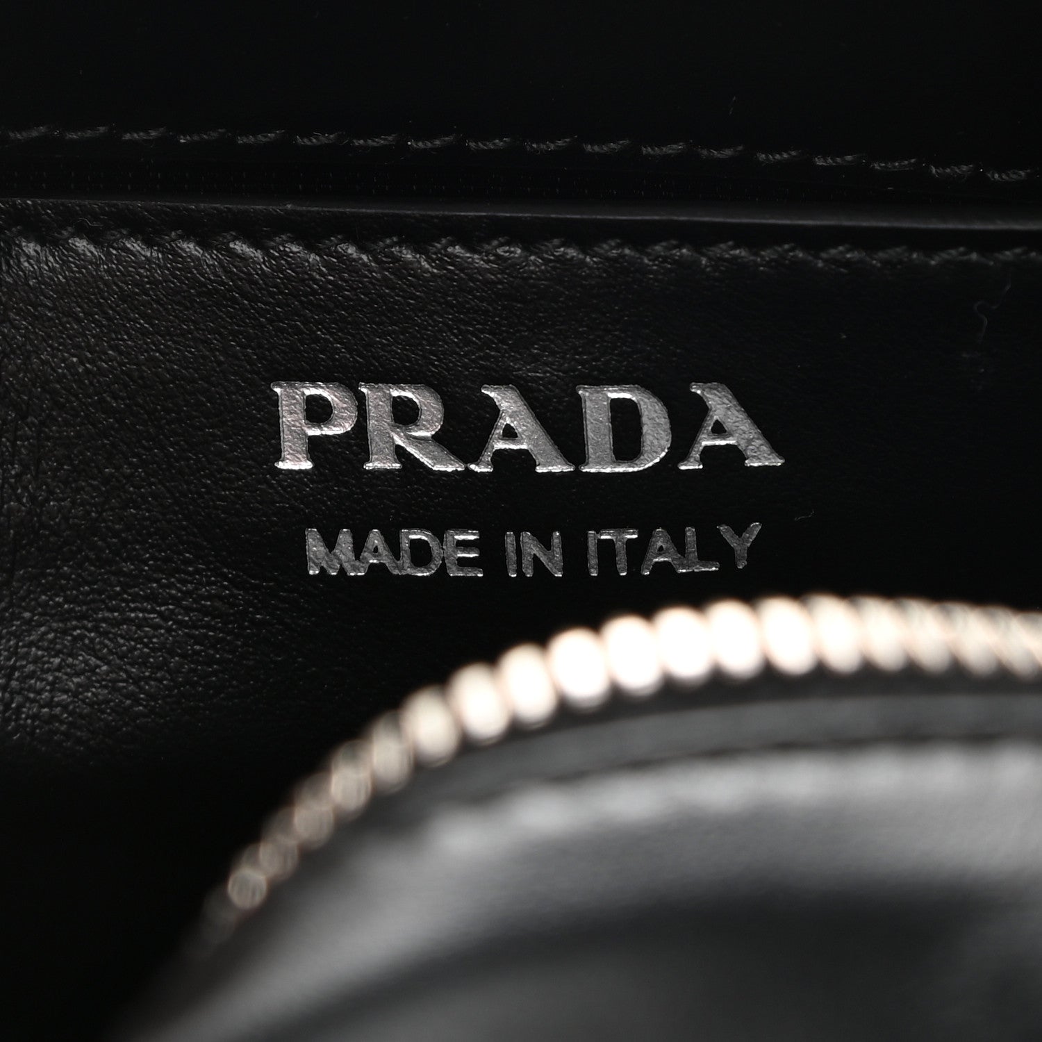 Prada Soft Calfskin Impunture Diagramme Dome Crossbody Bag Black 5 of 8