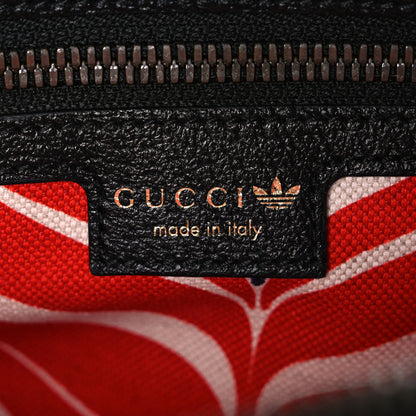 Gucci X ADIDAS Textured Dollar Calfskin Belt Bag Black 6 of 10