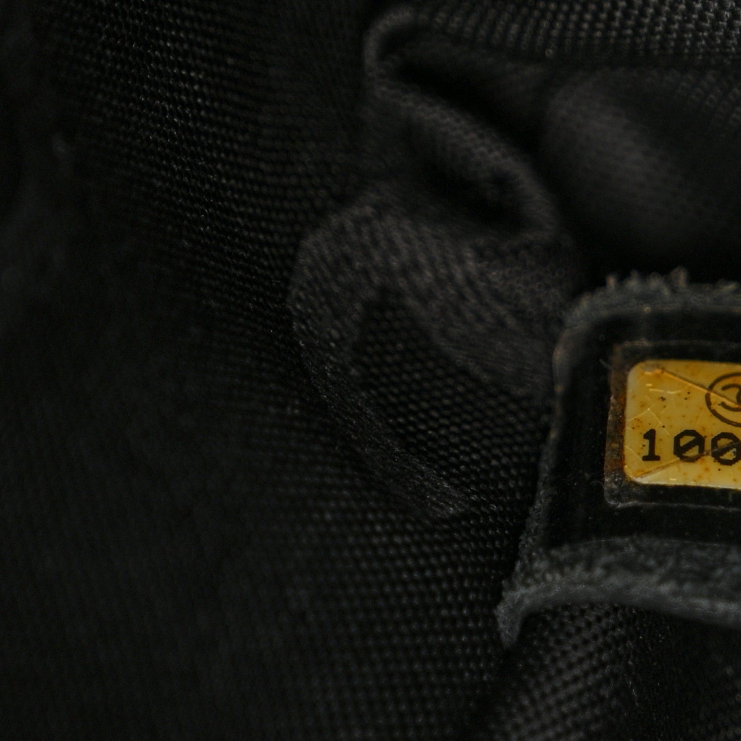Calfskin Quilted Large Cambon Bowler Beige Black