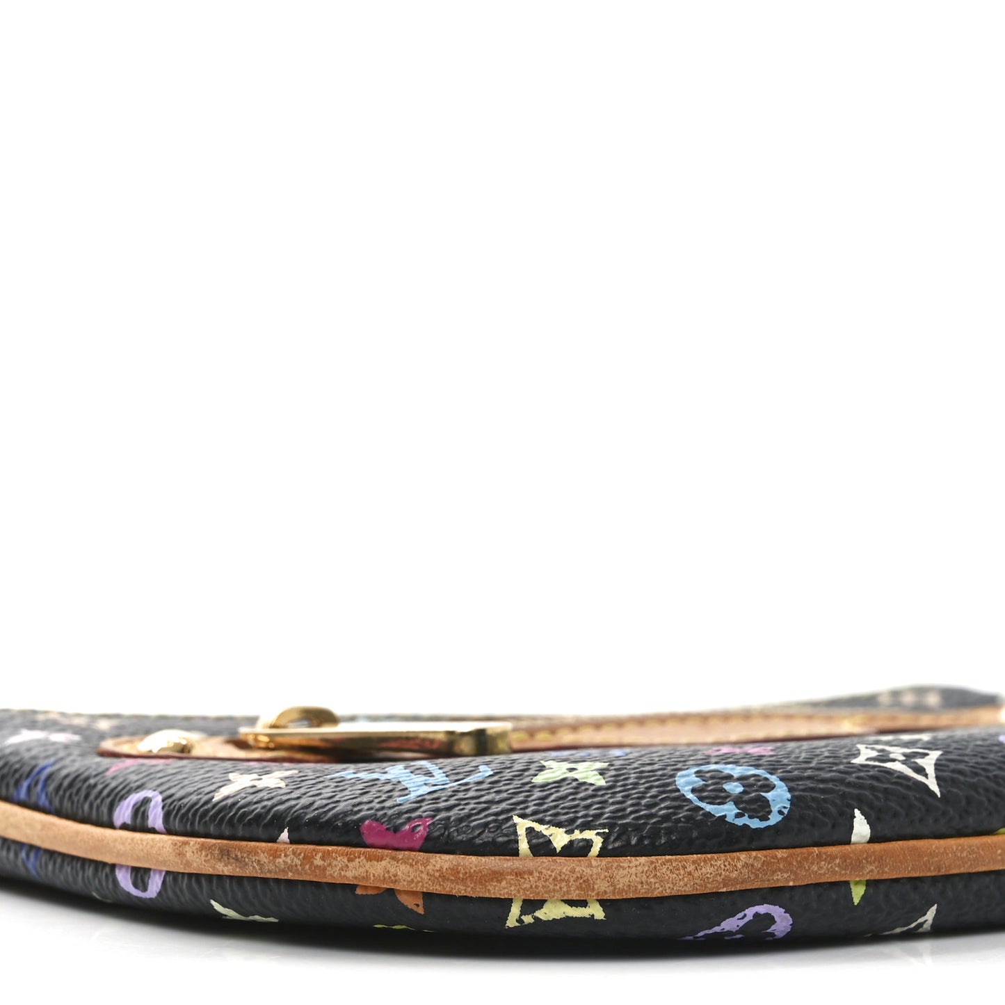 Monogram Multicolor Pochette Plate MM Black
