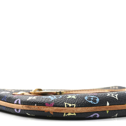 Louis Vuitton Monogram Multicolor Pochette Plate MM Black 7 of 8